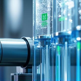 Système de recyclage d’eau en fonctionnement